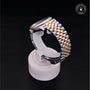 Rolex Certified Pre-owned Datejust M126233-0019 front on black background
