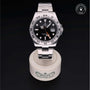 Rolex Certified Pre-owned Explorer M216570-0002 front on black background