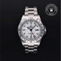 Rolex Certified Pre-owned Explorer M16570-0006 front on black background