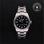 Rolex Certified Pre-owned Explorer M124270-0001 front on black background