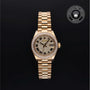 Rolex Certified Pre-owned Lady Datejust M279138RBR-0030 front on black background