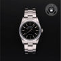Rolex Certified Pre-owned Air-King M14000M-0009 front on black background