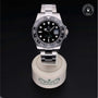 Rolex Certified Pre-owned GMT M116710LN-0001 front on black background