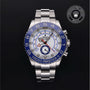 Rolex Certified Pre-owned Yacht-Master M116680-0002 front on black background