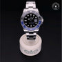 Rolex Certified Pre-owned GMT M116710BLNR-0002 front on black background