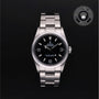 Rolex Certified Pre-owned Explorer M114270-0002 front on black background