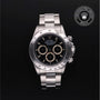 Rolex Certified Pre-owned Daytona M16520-0002 front on black background