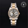 Rolex Certified Pre-owned Datejust M126283RBR-0018 front on black background