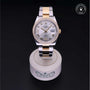 Rolex Certified Pre-owned Datejust M126283RBR-0018 front on black background