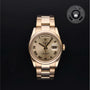 Rolex Certified Pre-owned Day-date M118208-0009 front on black background