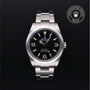 Rolex Certified Pre-owned Explorer M214270-0003 front on black background
