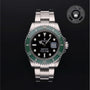 Rolex Certified Pre-owned Submariner M126610LV-0002 front on black background