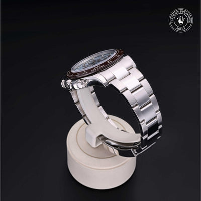 Rolex CPO Daytona M116506 front on white background
