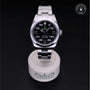 Rolex Certified Pre-owned Air-King M116900-0001 front on black background