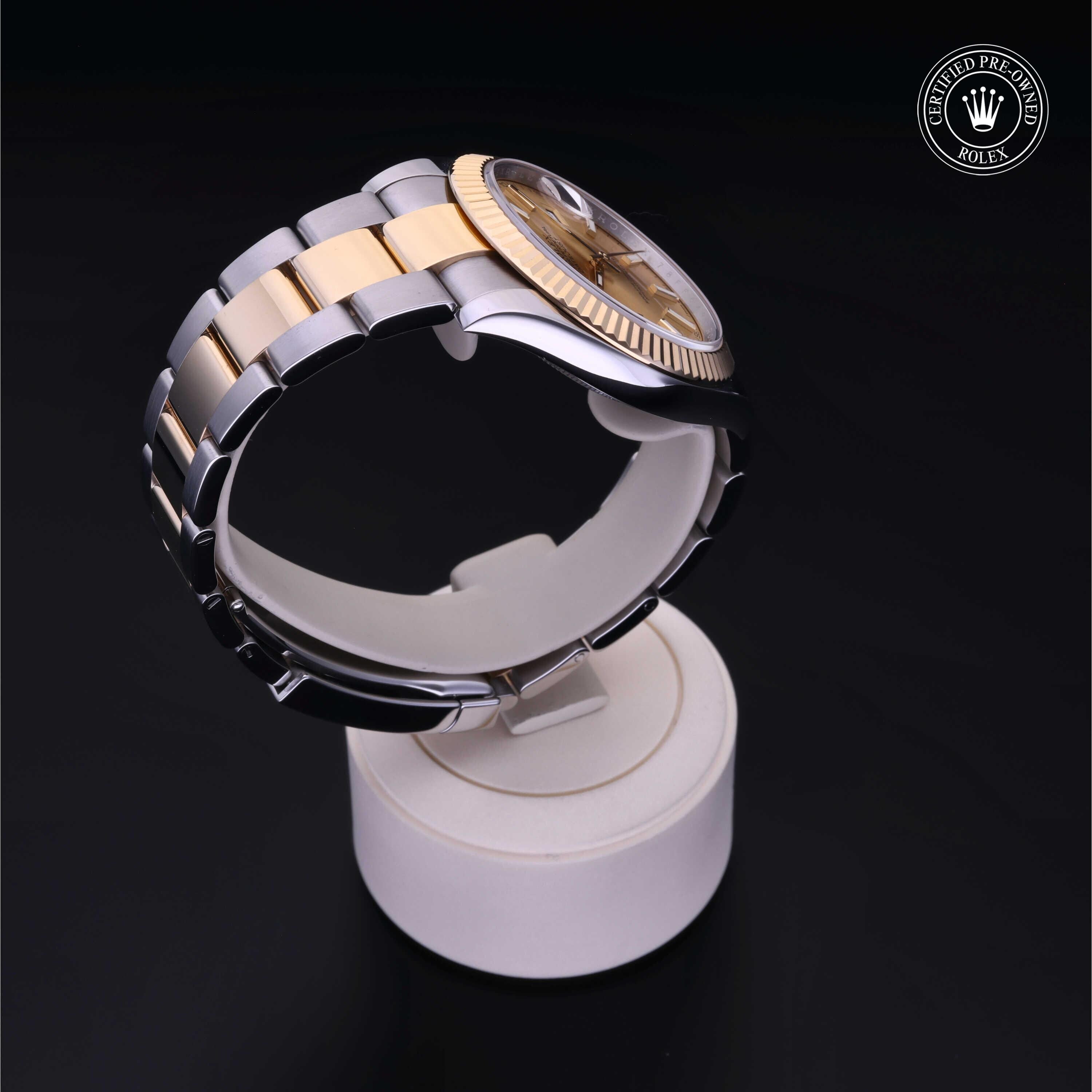 Rolex CPO Datejust M126333 front on white background