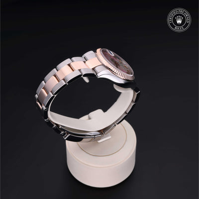 Rolex CPO Lady Datejust M178271 front on white background