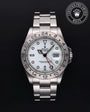 Rolex Certified Pre-owned Explorer M16570-0006 front on black background