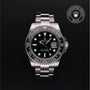 Rolex Certified Pre-owned GMT M116710LN-0001 front on black background