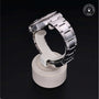Rolex Certified Pre-owned GMT M116710LN-0001 front on black background