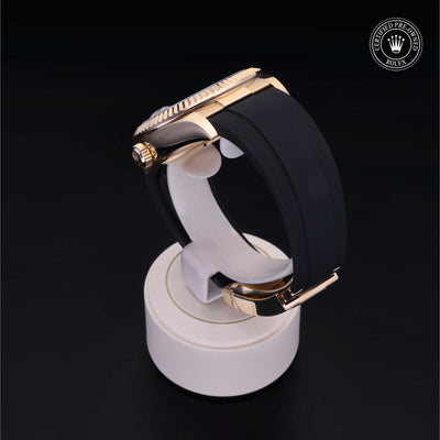 Rolex Certified Pre-owned Sky-Dweller M326238-0009 front on black background