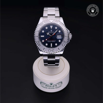 Rolex CPO Yacht-Master M116622 front on white background