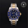 Rolex Certified Pre-owned Submariner M126613LB-0002 front on black background