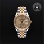 Rolex Certified Pre-owned Datejust M126233-0037 front on black background