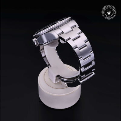 Rolex Certified Pre-owned Sea-Dweller M126660-0002 front on black background