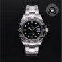 Rolex Certified Pre-owned GMT M116710LN-0001 front on black background