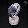 Rolex Certified Pre-owned GMT M116710LN-0001 front on black background