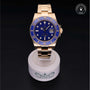 Rolex Certified Pre-owned Submariner M116618LB-0002 front on black background