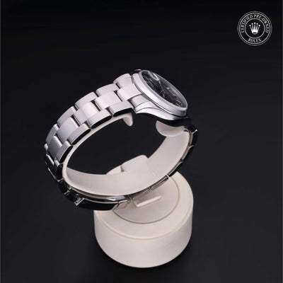 Rolex CPO Lady Datejust M178240 front on white background