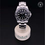 Rolex Certified Pre-owned GMT M116710LN-0001 front on black background