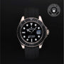 Rolex Certified Pre-owned Yacht-Master M226659-0002 front on black background