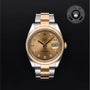 Rolex Certified Pre-owned Datejust M126333-0011 front on black background