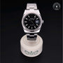 Rolex Certified Pre-owned Datejust M126334-0017 front on black background