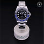 Rolex Certified Pre-owned GMT M126710BLNR-0003 front on black background