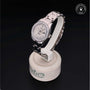 Rolex Certified Pre-owned Lady Datejust Pearlmaster M80299-0073 front on black background