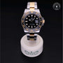 Rolex Certified Pre-owned GMT M116713LN-0001 front on black background