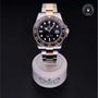 Rolex Certified Pre-owned GMT M116713LN-0001 front on black background