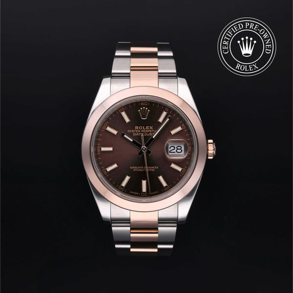 Rolex CPO Datejust M126301 front on white background
