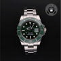 Rolex Certified Pre-owned Submariner M116610LV-0002 front on black background