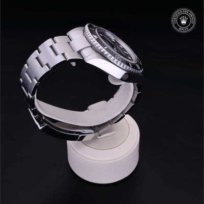 Rolex Certified Pre-owned Sea-Dweller M126600-0001 front on black background