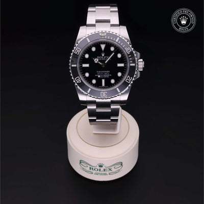 Rolex CPO Submariner M114060 front on white background
