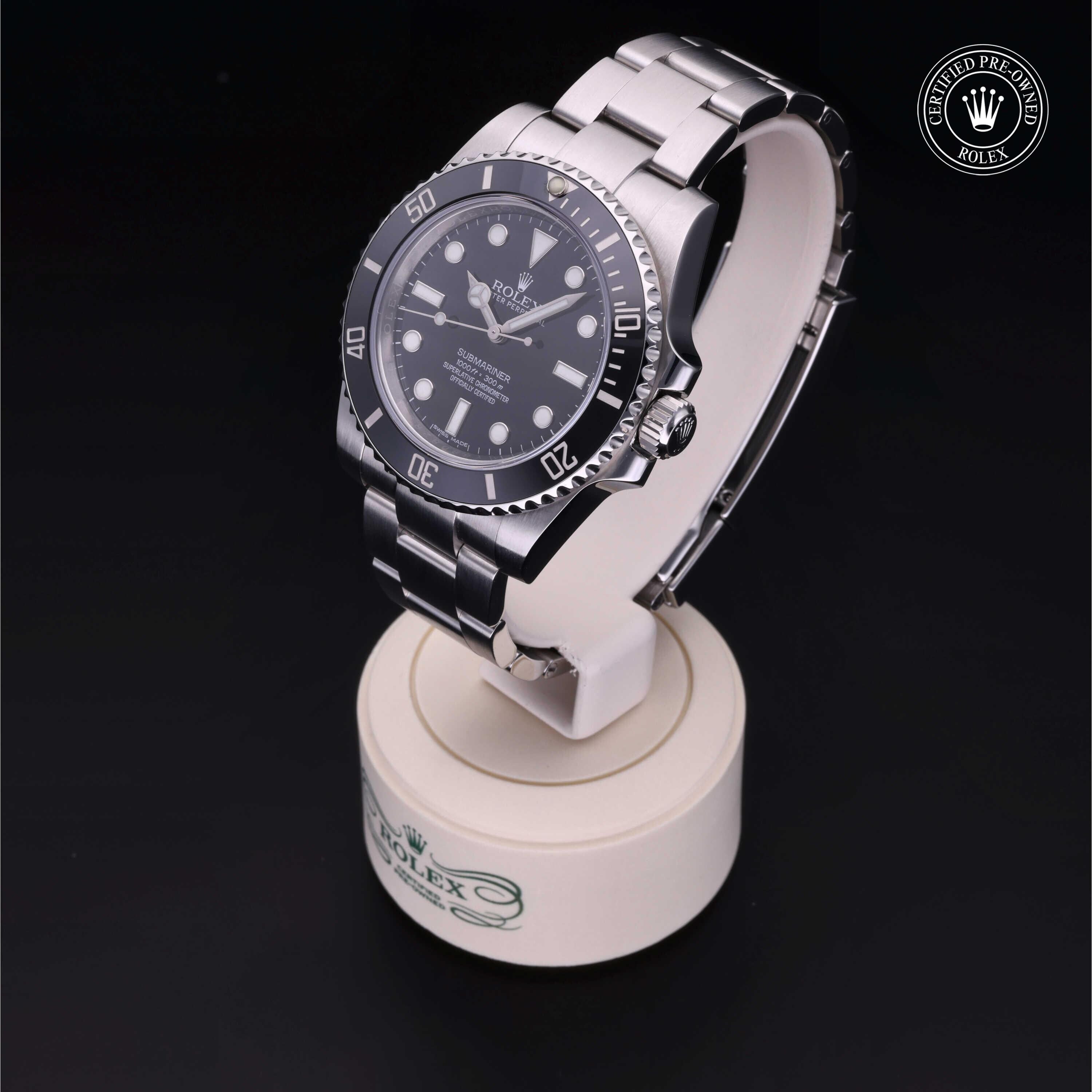 Rolex CPO Submariner M114060 front on white background