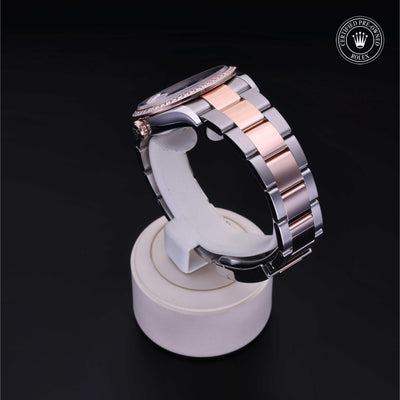 Rolex CPO Datejust M126281RBR front on white background