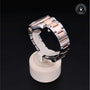 Rolex Certified Pre-owned Datejust M116201-0089 front on black background