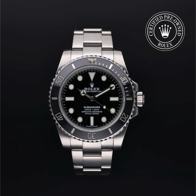 Rolex CPO Submariner M114060 front on white background