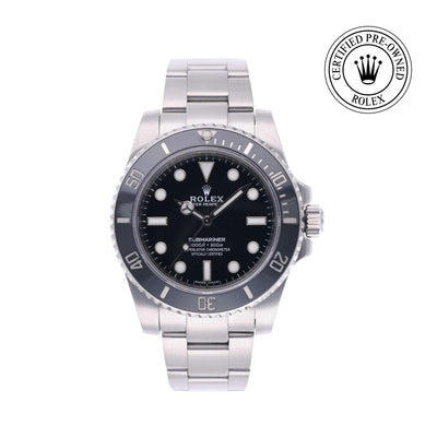 Rolex CPO Submariner M114060 front on white background