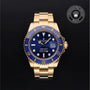 Rolex CPO Submariner M126618LB front on white background